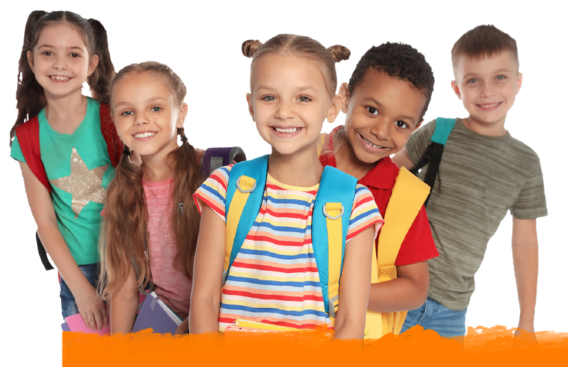 A group of young kids.